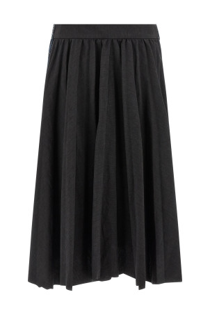 'Hybrid Pleated' skirt Black 'Hybrid Pleated' skirt Black