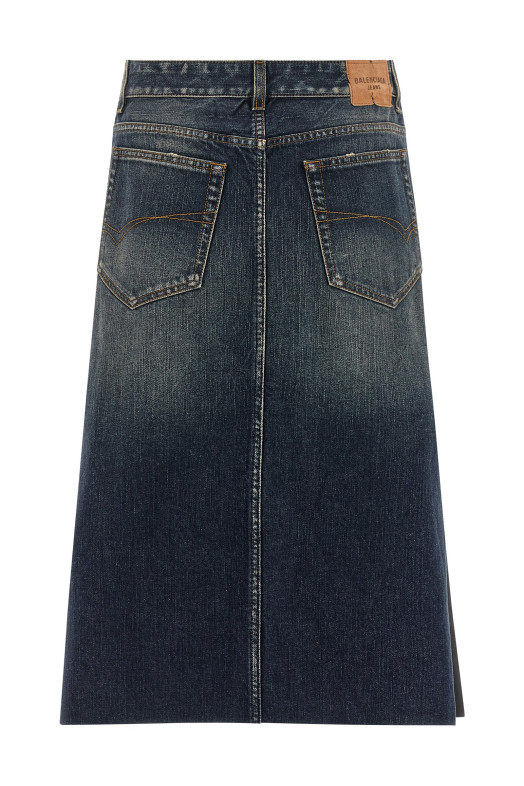 'Hybrid Pleated' skirt Black 'Hybrid Pleated' skirt Black