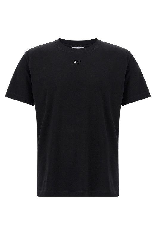 'Brush Arrow' T-shirt Black-grey