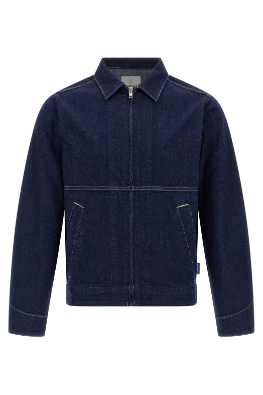 'Japanese Slub' jacket Blue