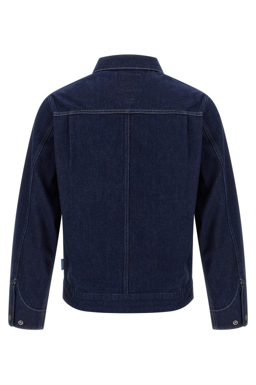 'Japanese Slub' jacket Blue
