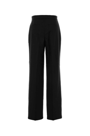 Black stretch wool wide-leg pant TORY BURCH (182215)