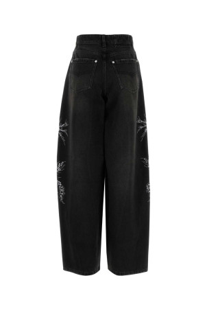 Чорні джинси з широкими штанинами BLUMARINE (4J122A) Чорні джинси з широкими штанинами BLUMARINE (4J122A)