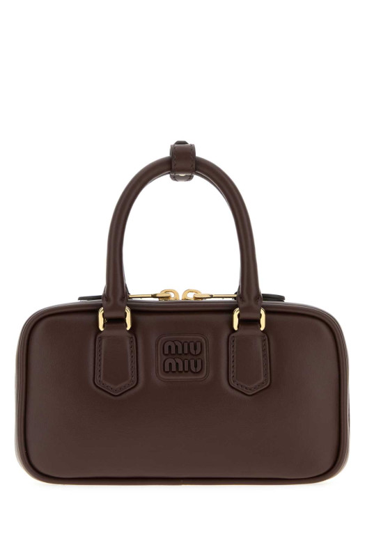 Brown nappa leather handbag MIU MIU (5BP088ACR3) Brown nappa leather handbag MIU MIU (5BP088ACR3)