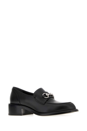 Black leather loafers Black GUCCI (834762AADCW) Black leather loafers Black GUCCI (834762AADCW)