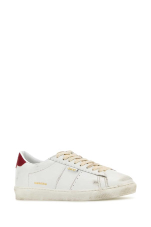 Белые кожаные кроссовки Matchstar GOLDEN GOOSE DELUXE BRAND (GMF00796F006377) Белые кожаные кроссовки Matchstar GOLDEN GOOSE DELUXE BRAND (GMF00796F006377)