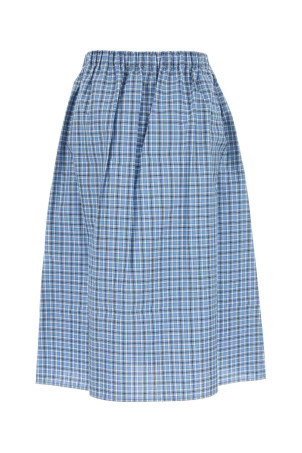 Embroidered cotton skirt MIU MIU (MG2402SOOO16MK) Embroidered cotton skirt MIU MIU (MG2402SOOO16MK)