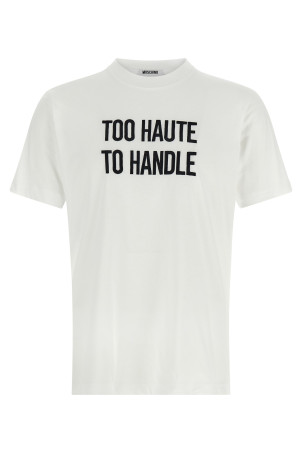 Футболка з вишивкою Біла MOSCHINO J070454411001