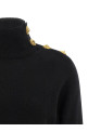 Кашеміровий вовняний светр Чорний BALMAIN FF0KF100KI870PA Кашеміровий вовняний светр Чорний BALMAIN FF0KF100KI870PA