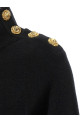 Кашеміровий вовняний светр Чорний BALMAIN FF0KF100KI870PA Кашеміровий вовняний светр Чорний BALMAIN FF0KF100KI870PA