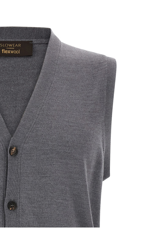 Жилет Flexwool Серый ZANONE 811946Z0290N7284