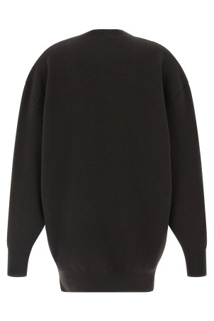 'Sculptural Double Face' dress Brown 'Sculptural Double Face' dress Brown
