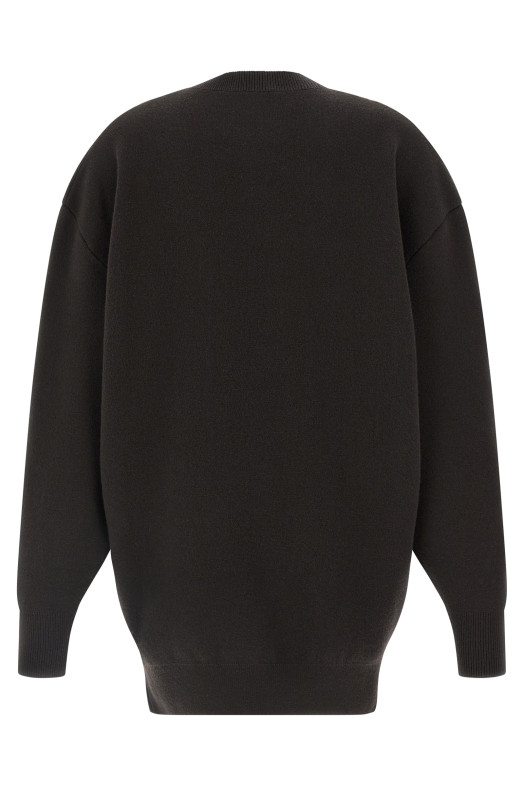 'Sculptural Double Face' dress Brown 'Sculptural Double Face' dress Brown