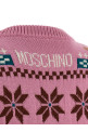 Вовняний светр з інтарсією Рожевий MOSCHINO A091654051210 Вовняний светр з інтарсією Рожевий MOSCHINO A091654051210