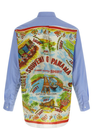 Рубашка с принтом Разноцветная COMME DES GARCONS SHIRT FPB061W251 Рубашка с принтом Разноцветная COMME DES GARCONS SHIRT FPB061W251