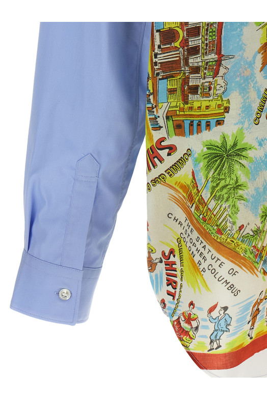 Рубашка с принтом Разноцветная COMME DES GARCONS SHIRT FPB061W251