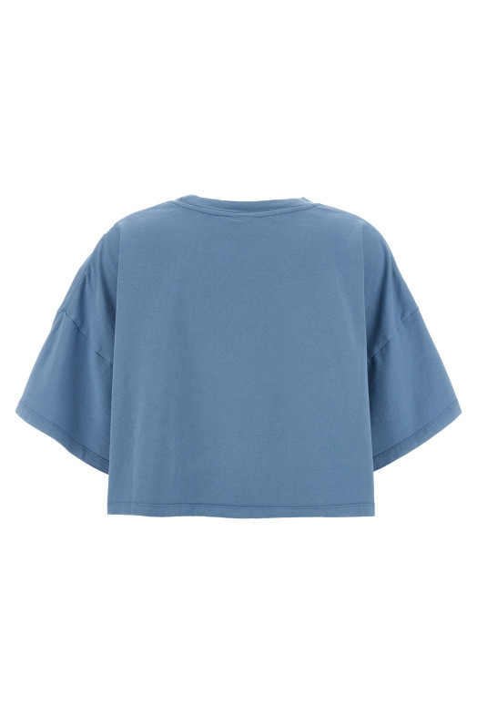 Футболка с логотипом BLUE CHLOÉ CH25AJH0918340Q Футболка с логотипом BLUE CHLOÉ CH25AJH0918340Q