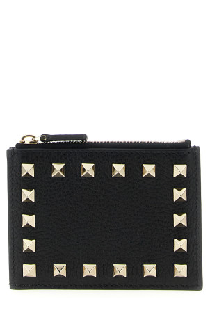 Valentino Garavani 'Rockstud' cardholder Black Valentino Garavani 'Rockstud' cardholder Black