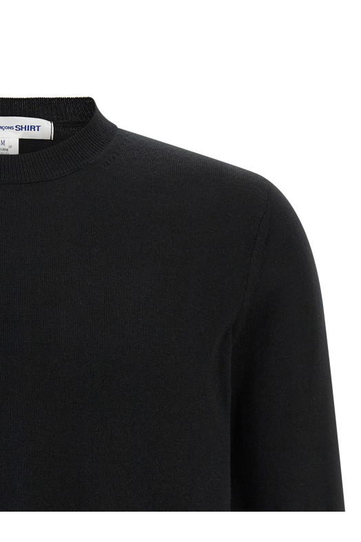 Свитер с интарсией Черный COMME DES GARCONS SHIRT FPN001W251