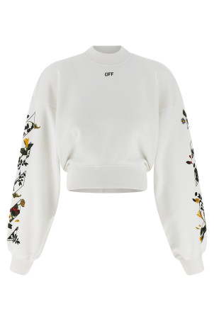 Світшот «Flowers Arrow» Білий OWBA079F25FLE00101100110 Світшот «Flowers Arrow» Білий OWBA079F25FLE00101100110