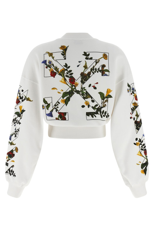 Свитшот «Flowers Arrow» Белый OWBA079F25FLE00101100110