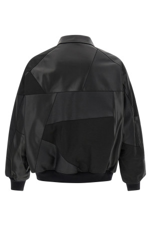 Бомбер з панельною конструкцією Чорний COMME DES GARҪONS HOMME HPJ0111 Бомбер з панельною конструкцією Чорний COMME DES GARҪONS HOMME HPJ0111