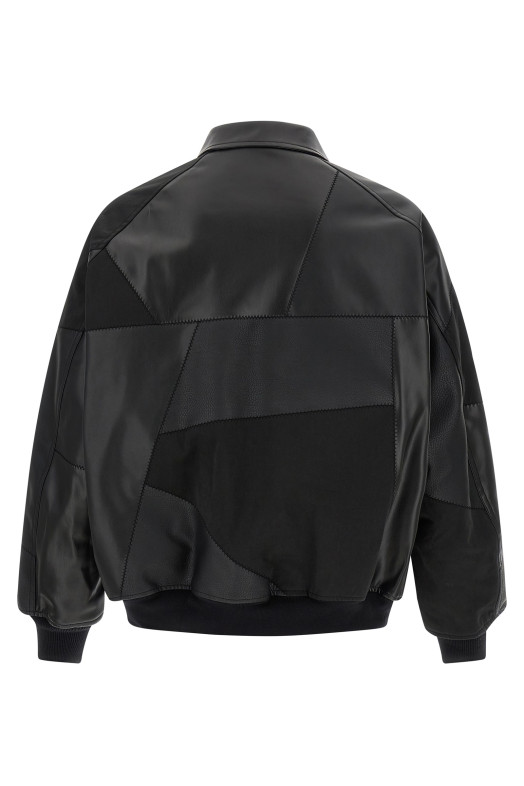 Бомбер з панельною конструкцією Чорний COMME DES GARҪONS HOMME HPJ0111 Бомбер з панельною конструкцією Чорний COMME DES GARҪONS HOMME HPJ0111