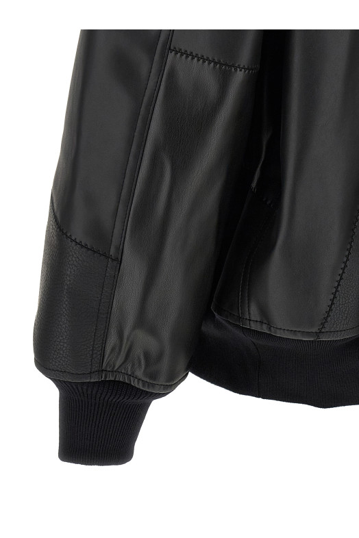 Бомбер з панельною конструкцією Чорний COMME DES GARҪONS HOMME HPJ0111 Бомбер з панельною конструкцією Чорний COMME DES GARҪONS HOMME HPJ0111