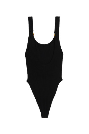 'Domino' one-piece swimsuit Black
