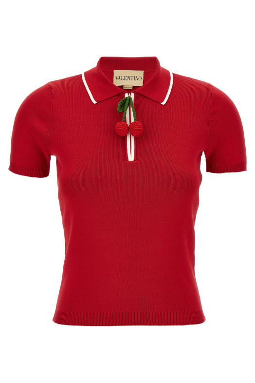 Valentino Garavani «Cherryfic» топ червоний B3KC65F9EQBRT Valentino Garavani «Cherryfic» топ червоний B3KC65F9EQBRT