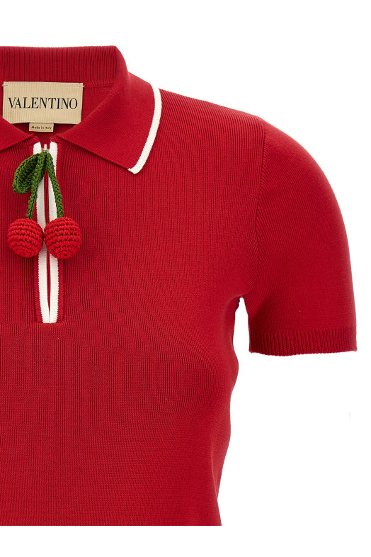 Valentino Garavani «Cherryfic» топ червоний B3KC65F9EQBRT Valentino Garavani «Cherryfic» топ червоний B3KC65F9EQBRT