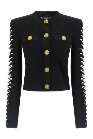 Блейзер з вирізом Чорний BALMAIN FF0KL260KI98EAB Блейзер з вирізом Чорний BALMAIN FF0KL260KI98EAB