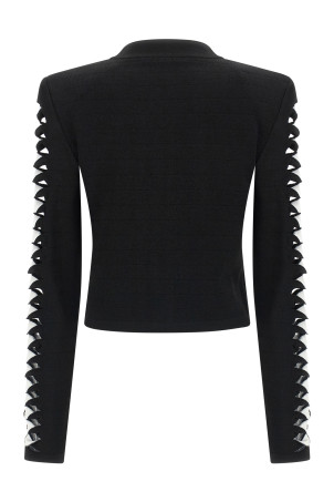 Блейзер з вирізом Чорний BALMAIN FF0KL260KI98EAB Блейзер з вирізом Чорний BALMAIN FF0KL260KI98EAB