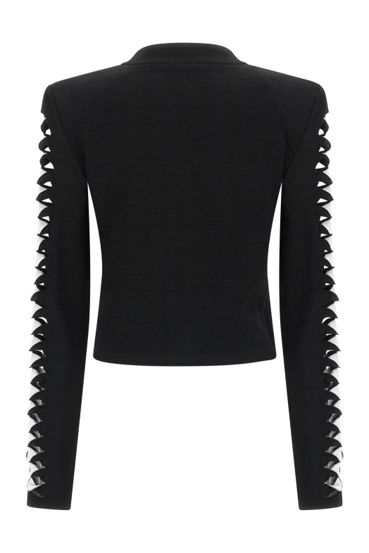 Блейзер з вирізом Чорний BALMAIN FF0KL260KI98EAB Блейзер з вирізом Чорний BALMAIN FF0KL260KI98EAB
