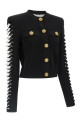 Блейзер з вирізом Чорний BALMAIN FF0KL260KI98EAB Блейзер з вирізом Чорний BALMAIN FF0KL260KI98EAB