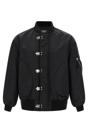 Нейлонова куртка-бомбер Чорна COMME DES GARҪONS HOMME HPJ0031 Нейлонова куртка-бомбер Чорна COMME DES GARҪONS HOMME HPJ0031
