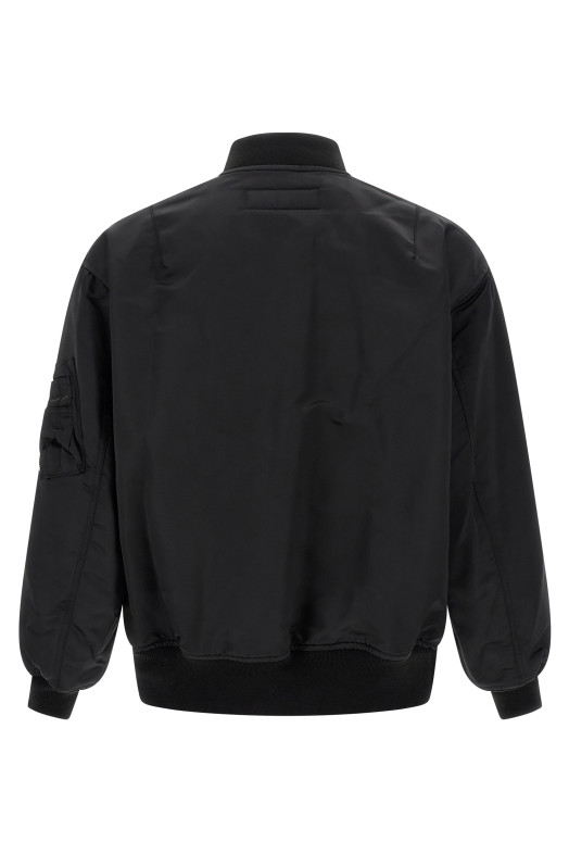 Нейлонова куртка-бомбер Чорна COMME DES GARҪONS HOMME HPJ0031 Нейлонова куртка-бомбер Чорна COMME DES GARҪONS HOMME HPJ0031