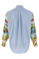 Рубашка с узорчатыми рукавами, разноцветная COMME DES GARCONS SHIRT FPB062W251