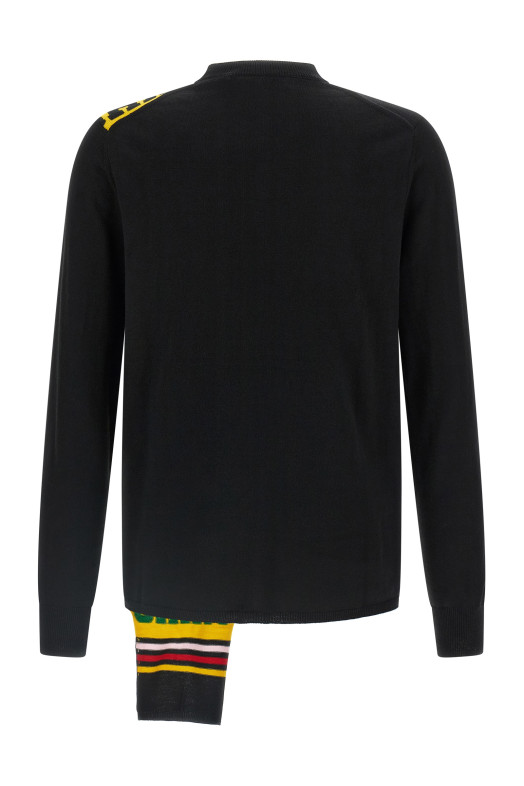 Свитер с интарсией Черный COMME DES GARCONS SHIRT FPN003W251