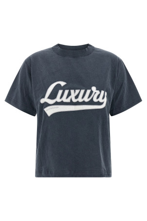 Embroidery t-shirt  Blue Embroidery t-shirt  Blue