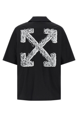 Футболка «Scribble ARR» Черно-серая OMGG01FF25FAB00410011001