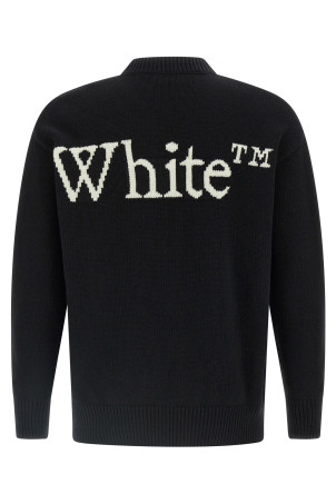 'Bookish Shared Knit' sweater Black-grey