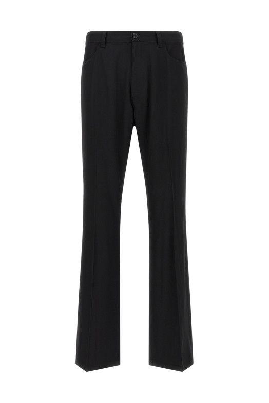 Wool pants Black
