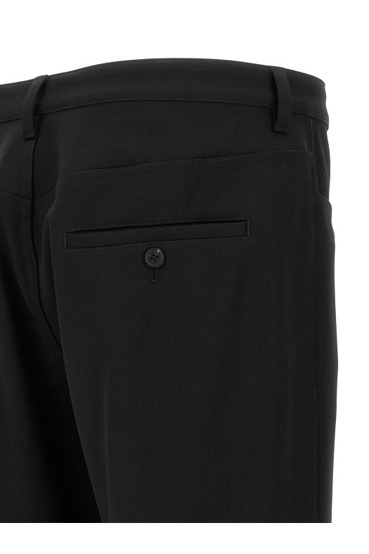 Wool pants Black