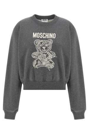 Світшот «Moschino Teddy Bear» Сірий A170554282499 Світшот «Moschino Teddy Bear» Сірий A170554282499