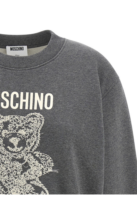 Світшот «Moschino Teddy Bear» Сірий A170554282499 Світшот «Moschino Teddy Bear» Сірий A170554282499