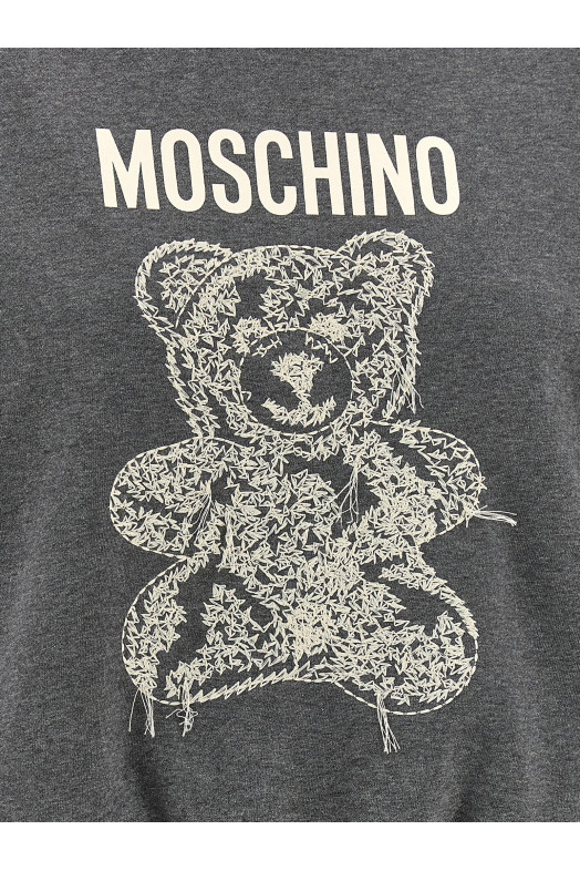Світшот «Moschino Teddy Bear» Сірий A170554282499 Світшот «Moschino Teddy Bear» Сірий A170554282499