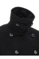 Кашемировое укороченное пальто Черный BRIONI SLW20LO93921000 Кашемировое укороченное пальто Черный BRIONI SLW20LO93921000