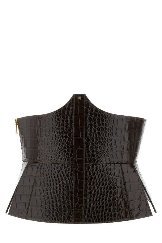 Бюстье-пояс коричневый ELISABETTA FRANCHI CT83S58E2EA3 Бюстье-пояс коричневый ELISABETTA FRANCHI CT83S58E2EA3