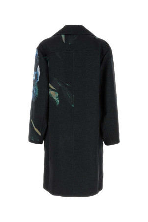 Пальто з поліестеру з вишивкою DRIES VAN NOTEN (2520202342137)